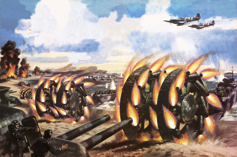 The mighty Panjandrum, the weapon that failed to work by Wilf (20th century) Hardy