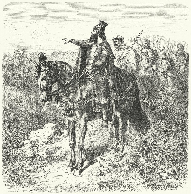 Cyrus the Great, Persian Emperor by Wilhelm Camphausen