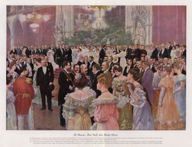 The Ball of the City of Vienna, Austria by Wilhelm Gause