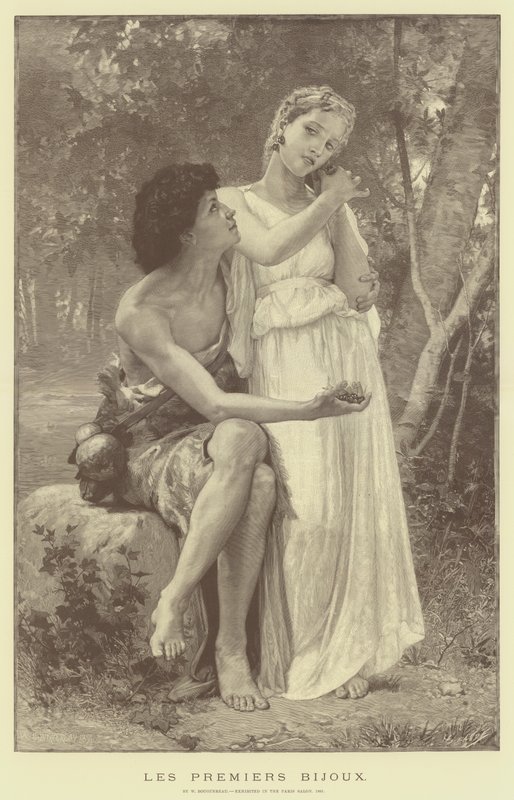 The First Jewels by William Adolphe Bouguereau