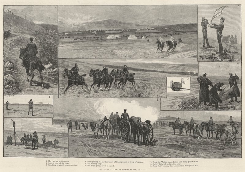 Artillery Camp at Okehampton, Devon by William Barnes Wollen