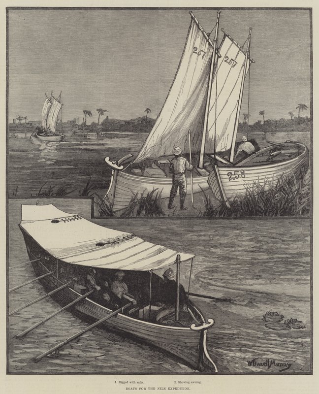 Boats for the Nile Expedition by William Bazett Murray