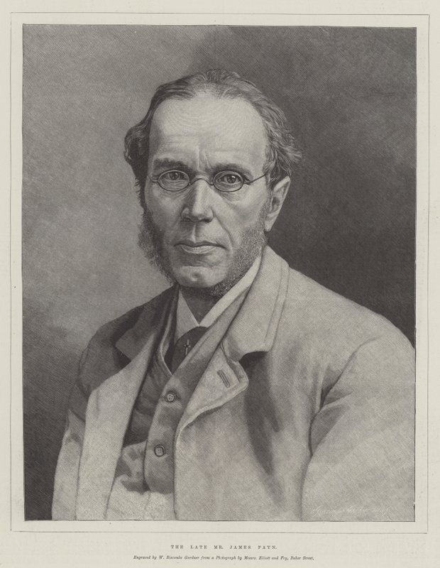 The late Mr James Payn by William Biscombe Gardner
