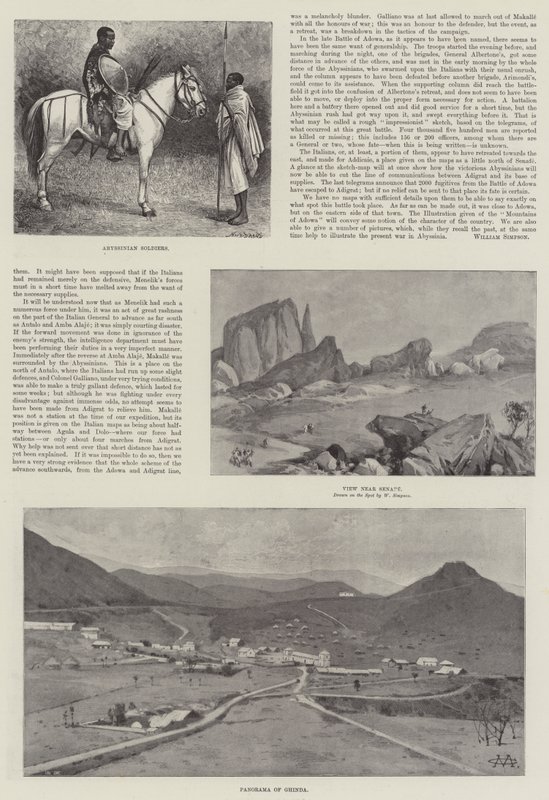 Abyssinia Past and Present by William Crimea Simpson