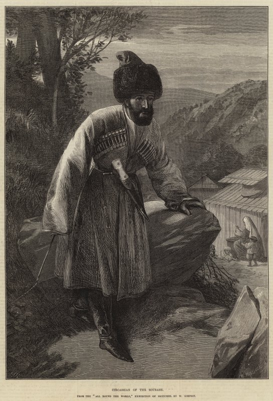 Circassian of the Soubash by William Crimea Simpson