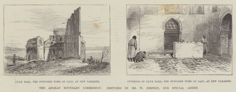 The Afghan Boundary Commission by William Crimea Simpson