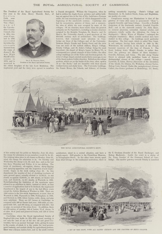 The Royal Agricultural Society at Cambridge by William Crimea Simpson