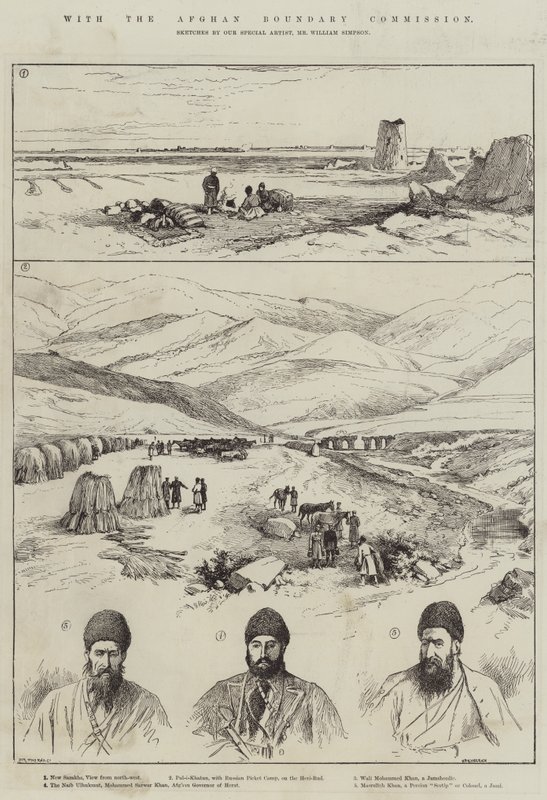 With the Afghan Boundary Commission by William Crimea Simpson