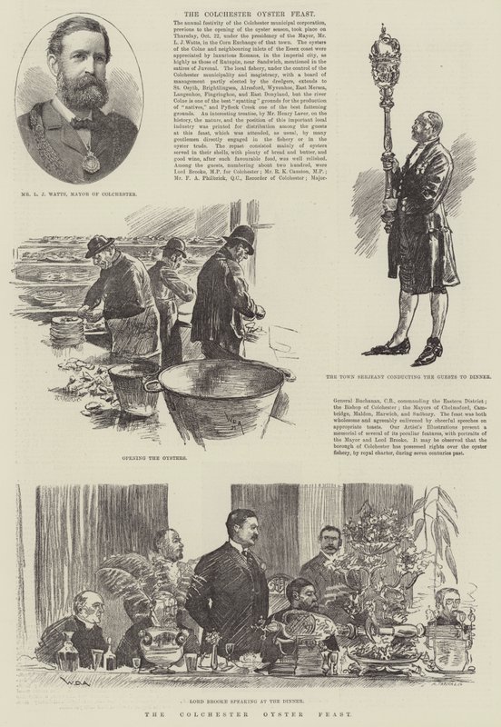 The Colchester Oyster Feast by William Douglas Almond