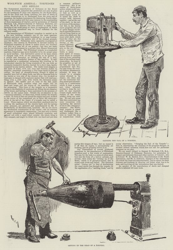 Woolwich Arsenal, Torpedoes and Shells by William Douglas Almond