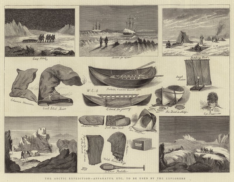 The Arctic Expedition, Apparatus, etc, to be used by the Explorers by William Edward Atkins