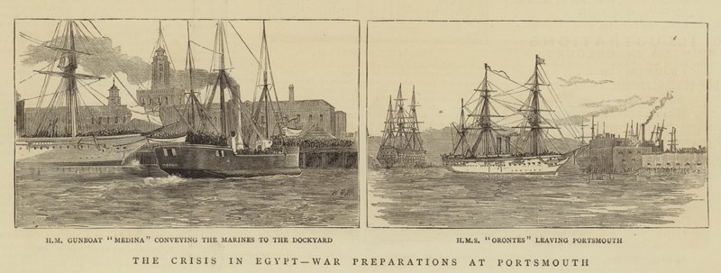 The Crisis in Egypt, War Preparations at Portsmouth by William Edward Atkins