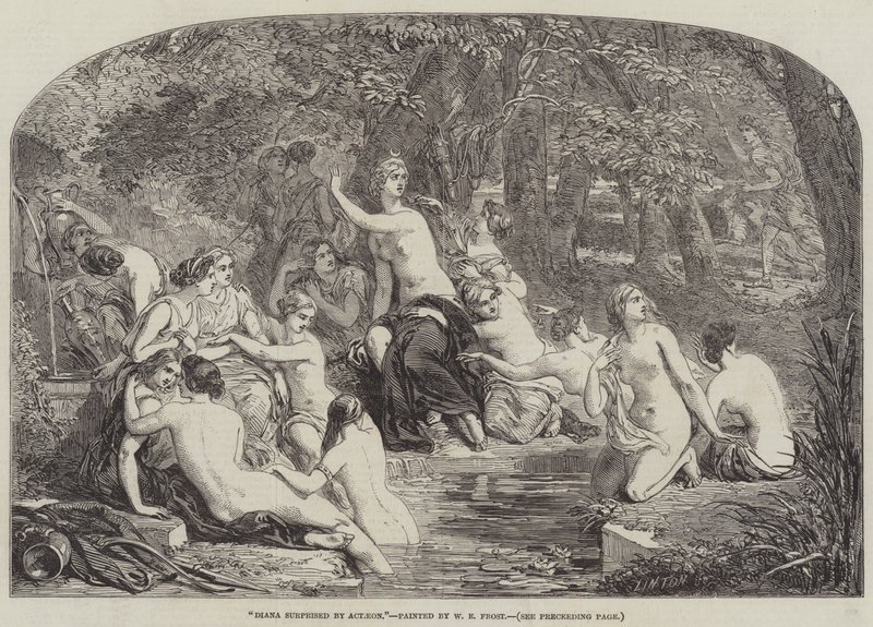 Diana surprised by Actaeon by William Edward Frost