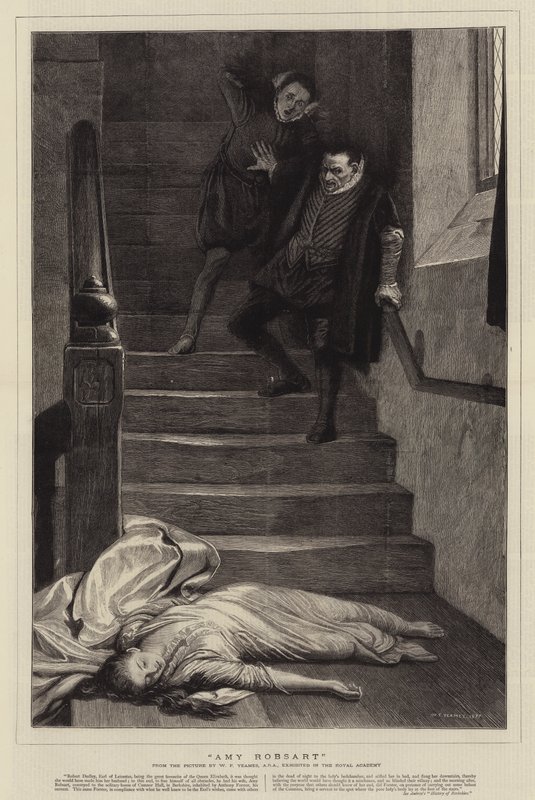 Amy Robsart by William Frederick Yeames