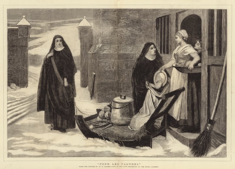 Pour les Pauvres by William Frederick Yeames