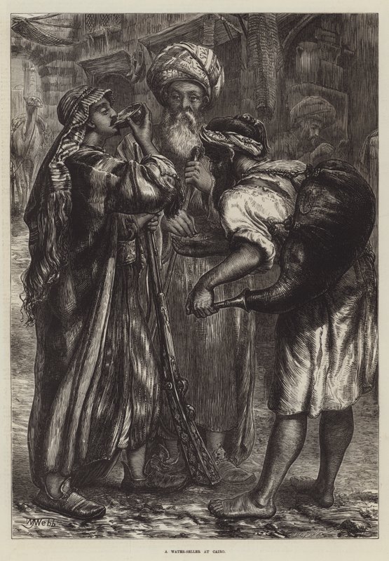 A Water-Seller at Cairo by William J. Webbe or Webb