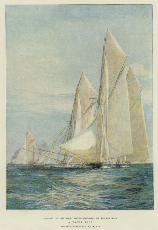 A Yacht Race by William Lionel Wyllie