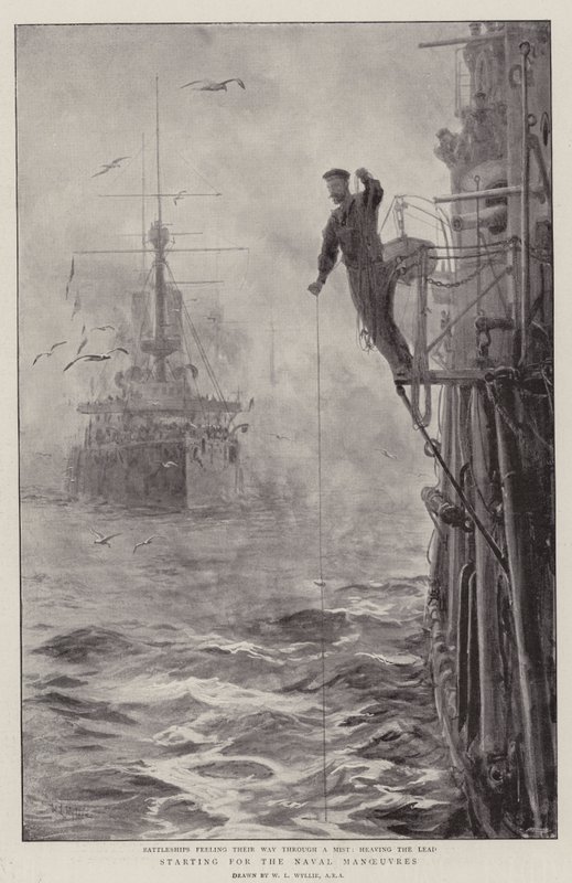 Starting for the Naval Manoeuvres by William Lionel Wyllie