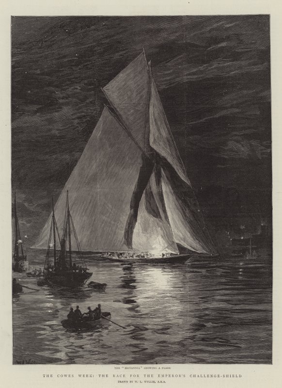 The Cowes Week, the Race for the Emperor
