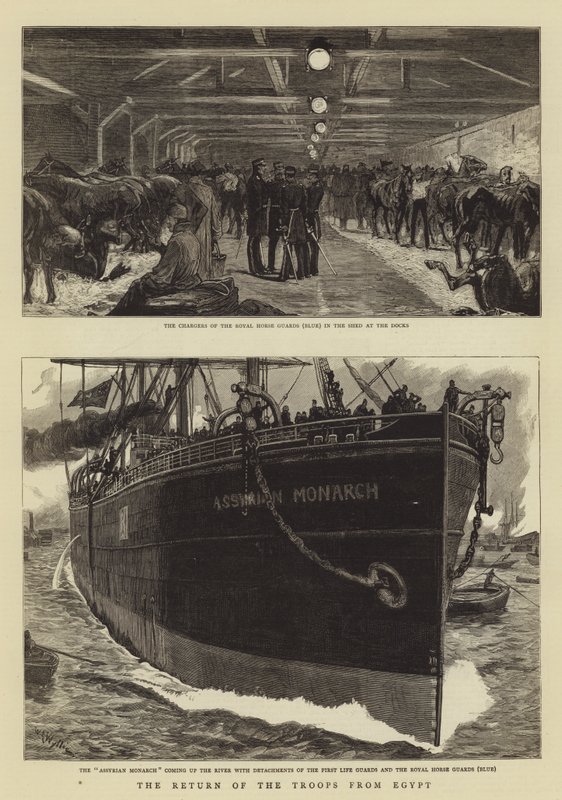 The Return of the Troops from Egypt by William Lionel Wyllie
