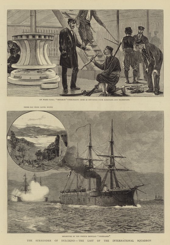 The Surrender of Dulcigno, the Last of the International Squadron by William Lionel Wyllie
