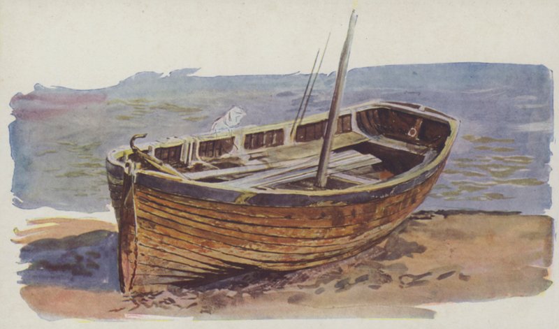 A Galley Punt, Deal by William Lionel Wyllie