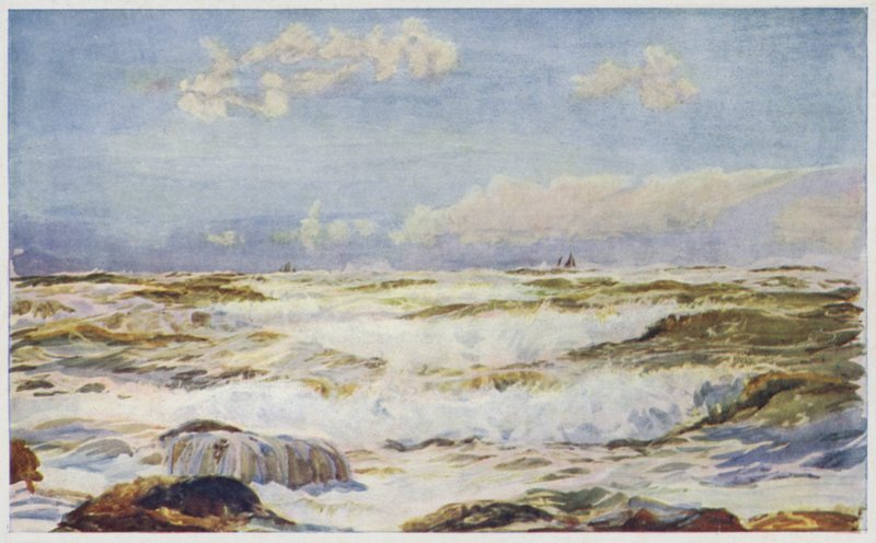 Breakers on the French Coast by William Lionel Wyllie