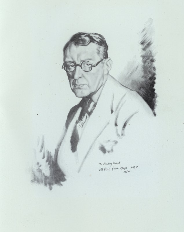 Sidney Dark, English writer by William Orpen