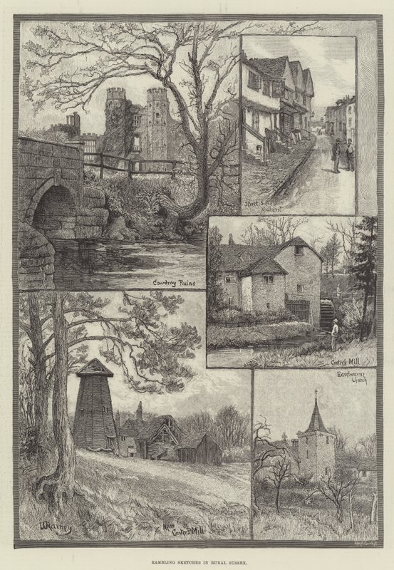 Rambling Sketches in Rural Sussex by William Rainey