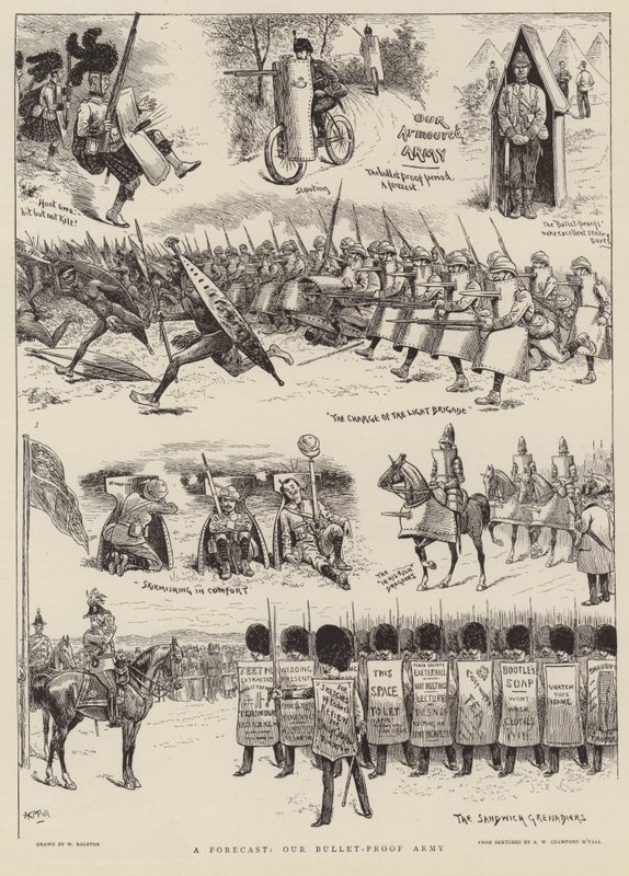 A forecast, Our Bullet-proof army by William Ralston