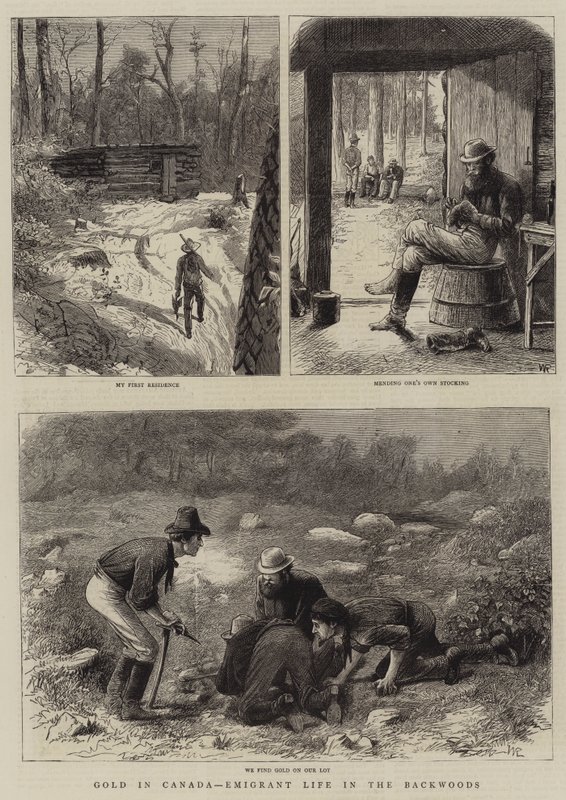 Gold in Canada, Emigrant Life in the Backwoods by William Ralston