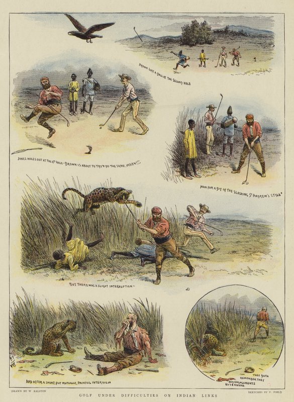 Golf under Difficulties on Indian Links by William Ralston
