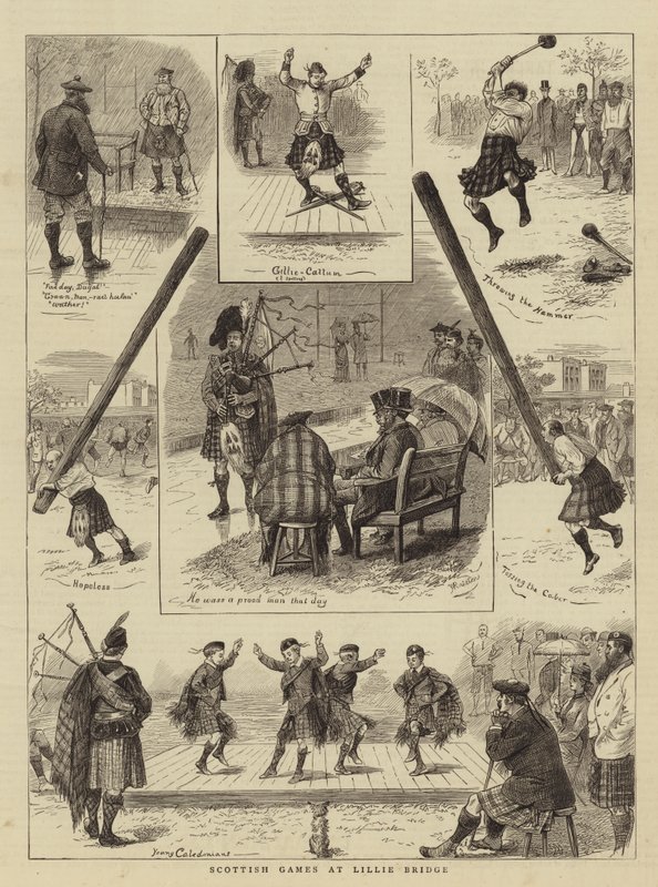 Scottish Games at Lillie Bridge by William Ralston