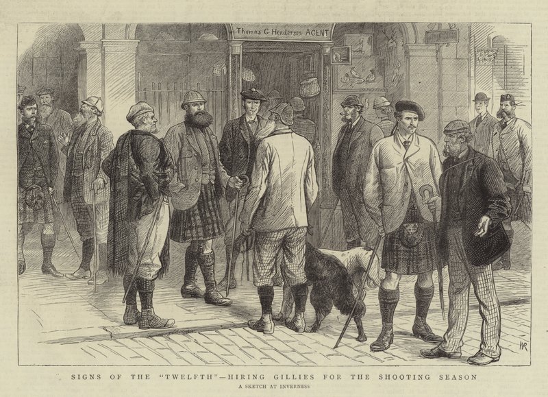 Signs of the Twelfth, Hiring Gillies for the Shooting Season by William Ralston