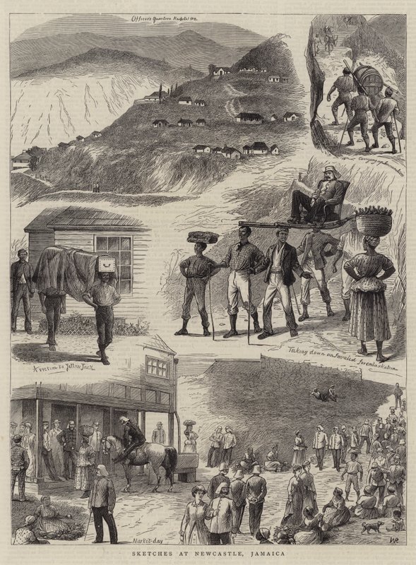 Sketches at Newcastle, Jamaica by William Ralston