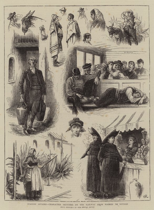 Spanish Affairs, Character Sketches on the Railway from Madrid to Seville by William Ralston