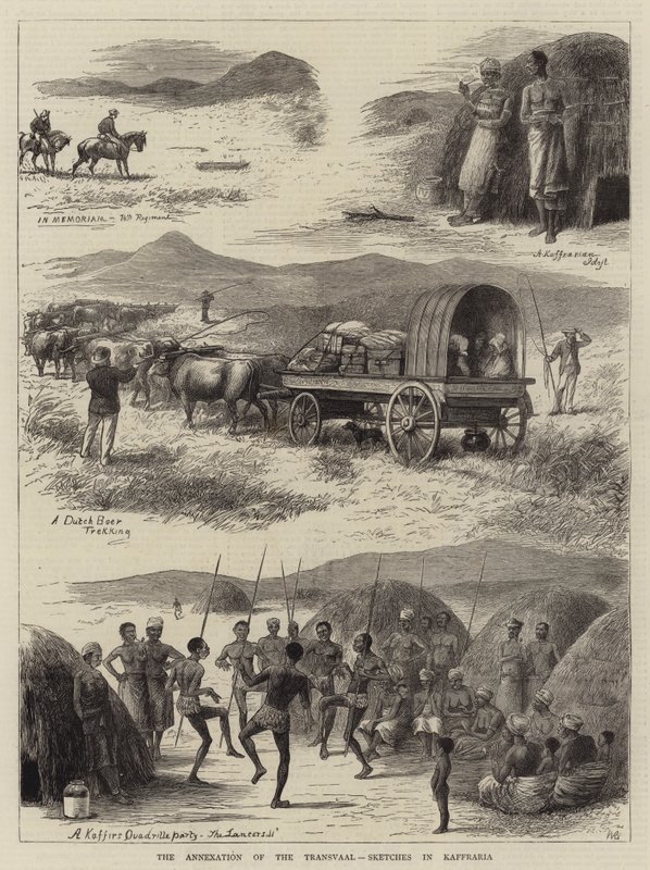The Annexation of the Transvaal, Sketches in Kaffraria by William Ralston