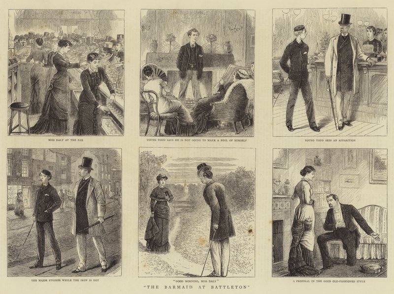 The Barmaid at Battleton by William Ralston
