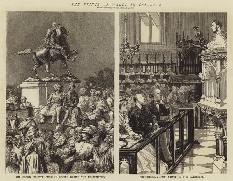 The Prince of Wales in Calcutta by William Ralston