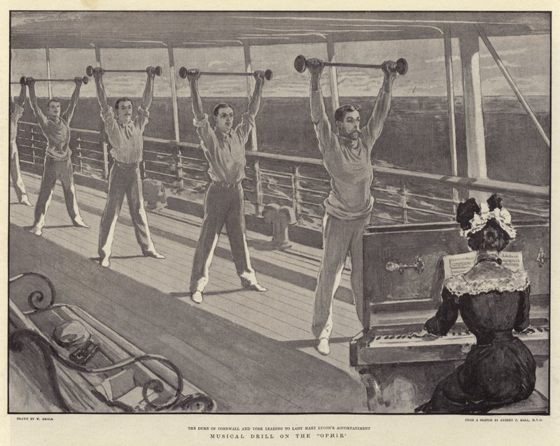 Musical Drill on the Ophir by William Small