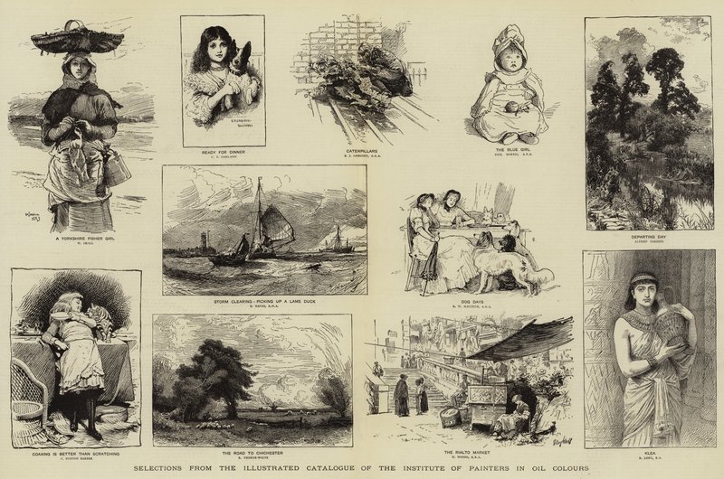 Selections from the Illustrated Catalogue of the Institute of Painters in Oil Colours by William Small