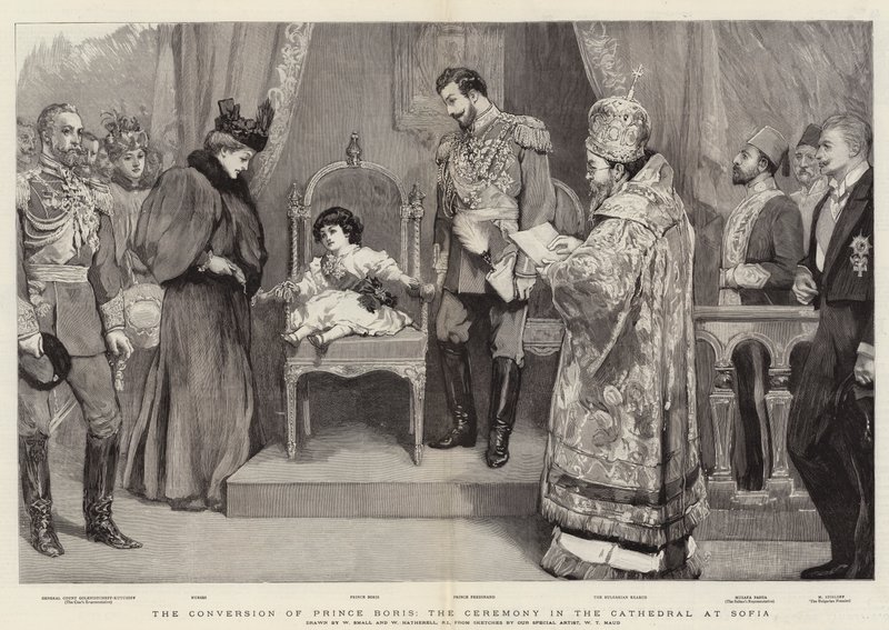 The Conversion of Prince Boris, the Ceremony in the Cathedral at Sofia by William Small