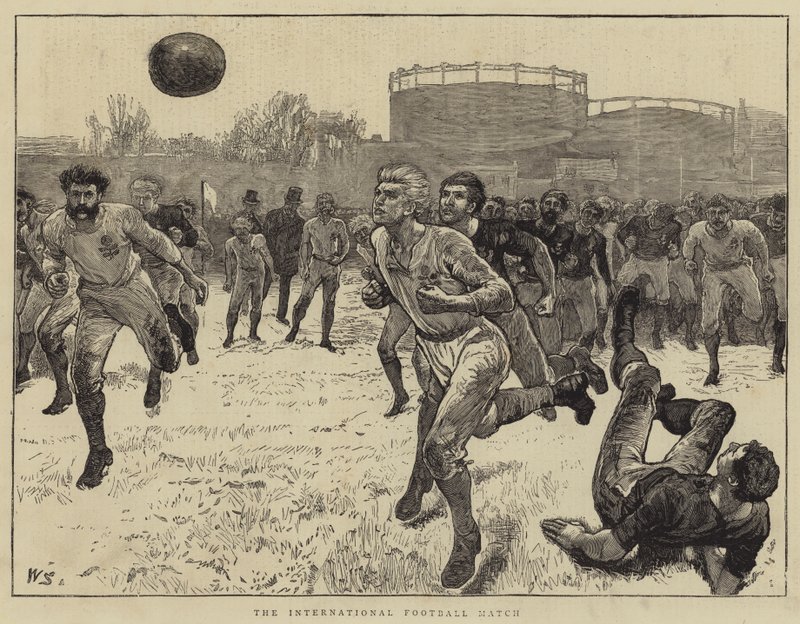 The International Football Match by William Small