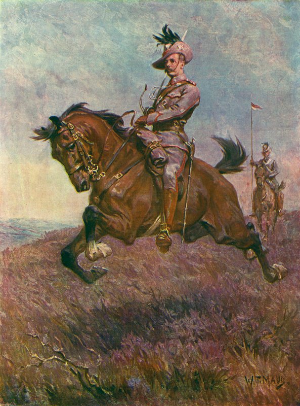 Officer and Trooper of the New South Wales Lancers, Boer War, South Africa by William T. Maud