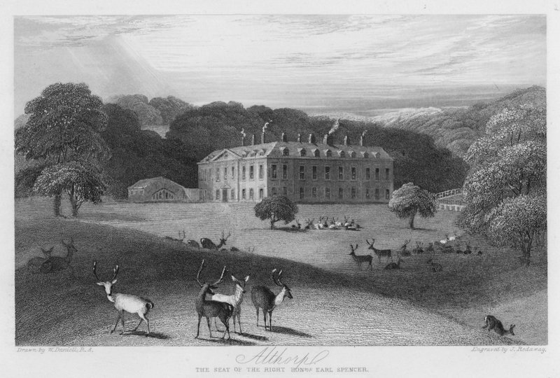 Althorp, the Seat of the Earl Spencer (engraving) by William (after) Daniell