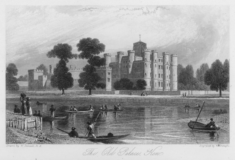 The Old Palace, Ken by William (after) Daniell