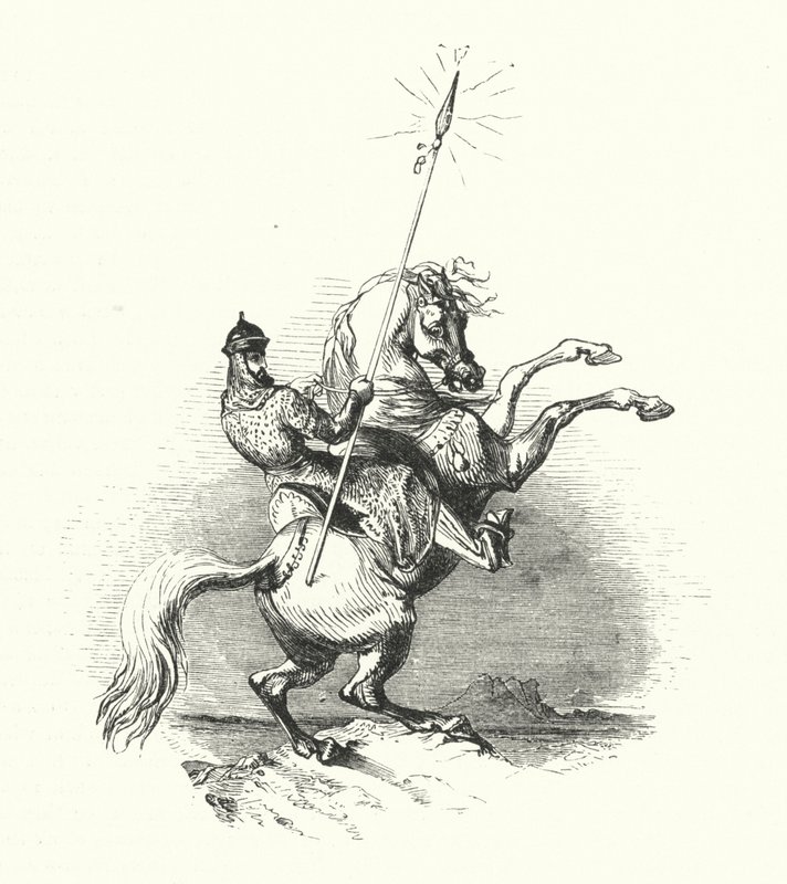 Horseman of Brass by William (after) Harvey