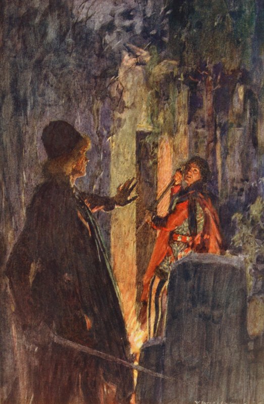 Romeo and Juliet: Act V, Scene III by William (after) Hatherell