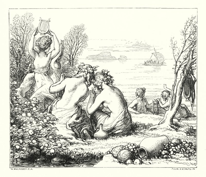 The Sea-Fairies by William (after) Mulready