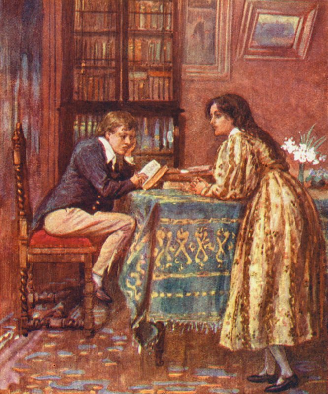 Illustration for The Mill on the Floss by George Eliot by William (after) Rainey